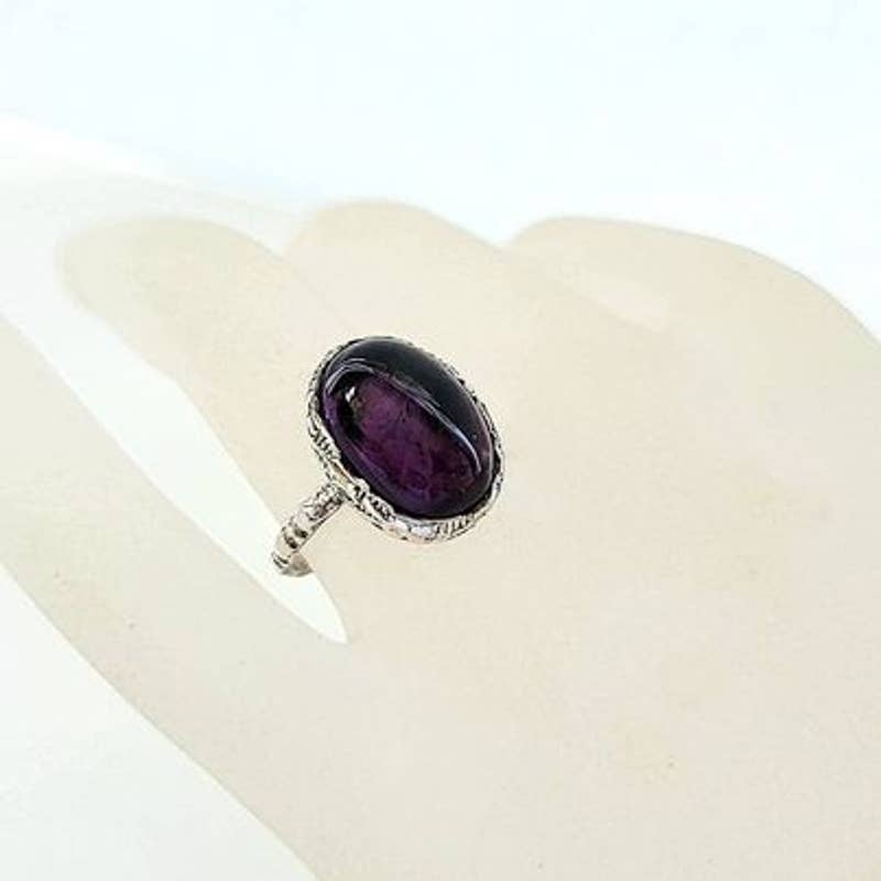 Amethyst 925 Sterling Silver Ring